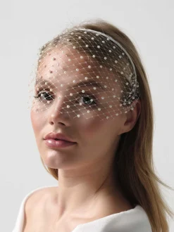 Poirier Eadie Perle Braut Birdcage Schleier* Vogelkfig Schleier | Vintage-hochzeitsschleier