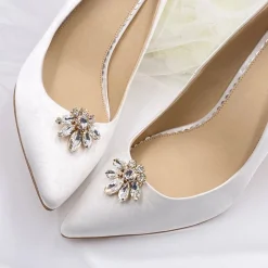 Lace & Favour Edle Goldkristall-Schuhclips* Geschenke Für Die Braut | Schuhclips