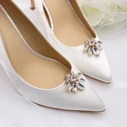 Lace & Favour Edle Goldkristall-Schuhclips* Geschenke Für Die Braut | Schuhclips