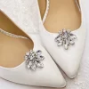 Lace & Favour Edle Silber-Kristall-Schuhclips* Geschenke Für Die Braut | Schuhclips