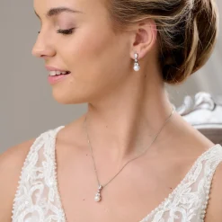 Lace & Favour Elegance Kristall und Perle Brautschmuck Set* Geschenke Für Brautjungfern | Geschenke Für Die Braut