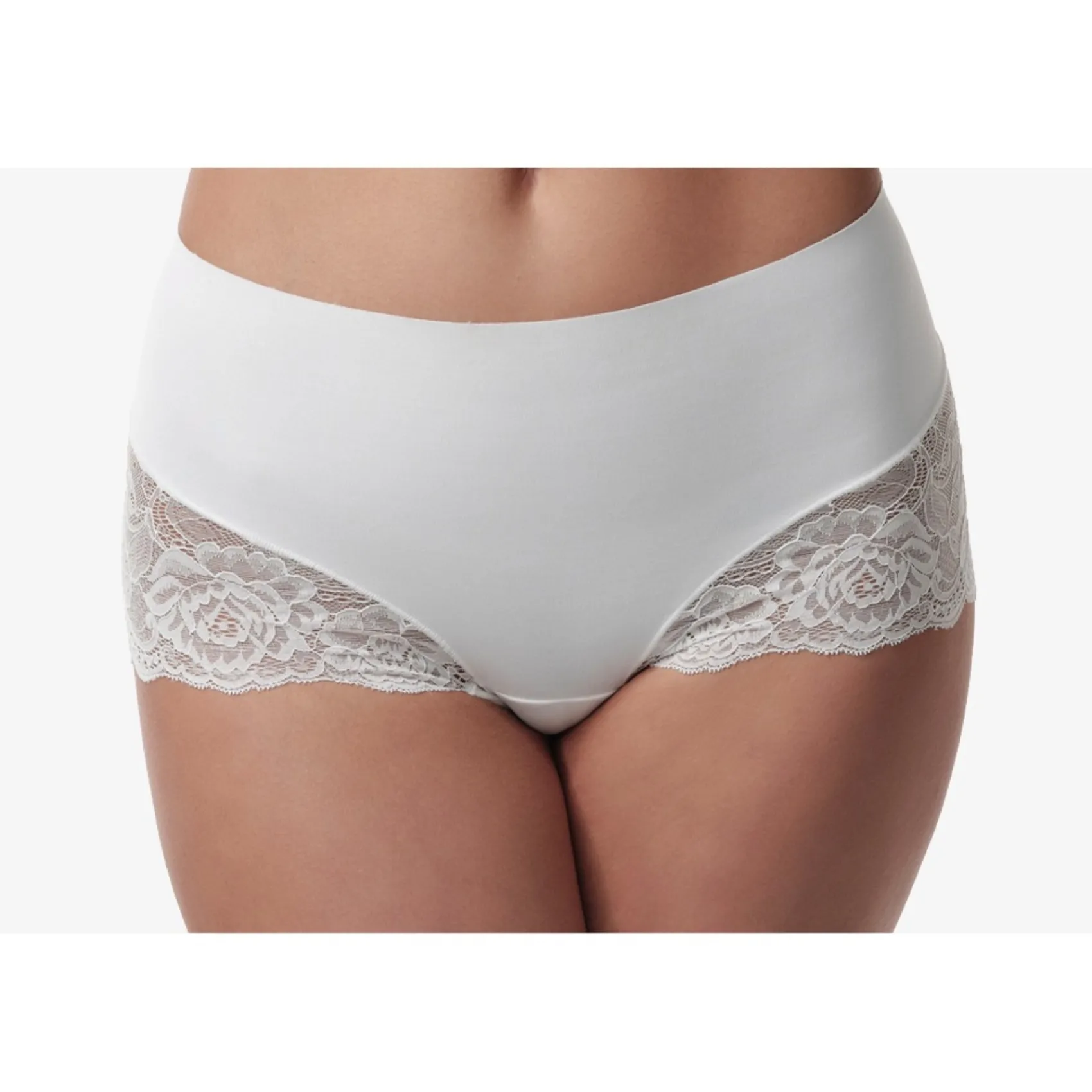 Poirier Elfenbeinfarbene Brautshorts aus Spitze mit mittlerer Taille* Geschenke Für Die Braut | Flitterwochengeschenke