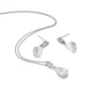 Lace & Favour Ellie Cubic Zirconia Kristall Hochzeitsschmuck Set* Silberner Abschlussball-schmuck | Abschlussball-schmuck-sets