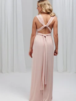 Lace & Favour Emily Rose Blush Pink Mehrweg-Brautjungfernkleid* Multiway Brautjungfernkleider