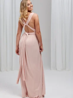 Lace & Favour Emily Rose Blush Pink Mehrweg-Brautjungfernkleid* Multiway Brautjungfernkleider