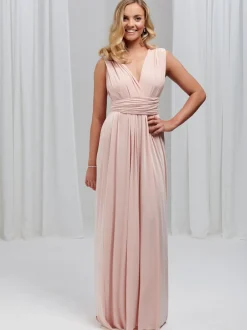 Lace & Favour Emily Rose Blush Pink Mehrweg-Brautjungfernkleid* Multiway Brautjungfernkleider