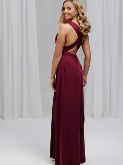 Lace & Favour Emily Rose Burgundy Mehrweg-Brautjungfernkleid (Einheitsgröße)* Multiway Brautjungfernkleider