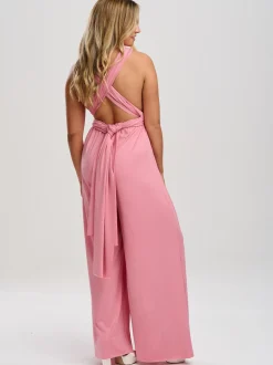Lace & Favour Emily Rose Dusky Rosa Multiway Brautjungfer Jumpsuit* Multiway-jumpsuits