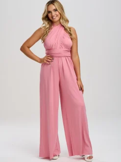 Lace & Favour Emily Rose Dusky Rosa Multiway Brautjungfer Jumpsuit* Multiway-jumpsuits
