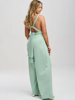 Lace & Favour Emily Rose Mintgrün Multiway Brautjungfer Jumpsuit* Multiway-jumpsuits