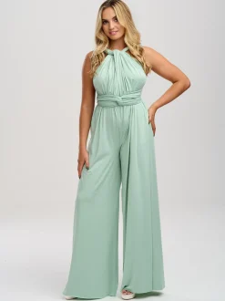 Lace & Favour Emily Rose Mintgrün Multiway Brautjungfer Jumpsuit* Multiway-jumpsuits