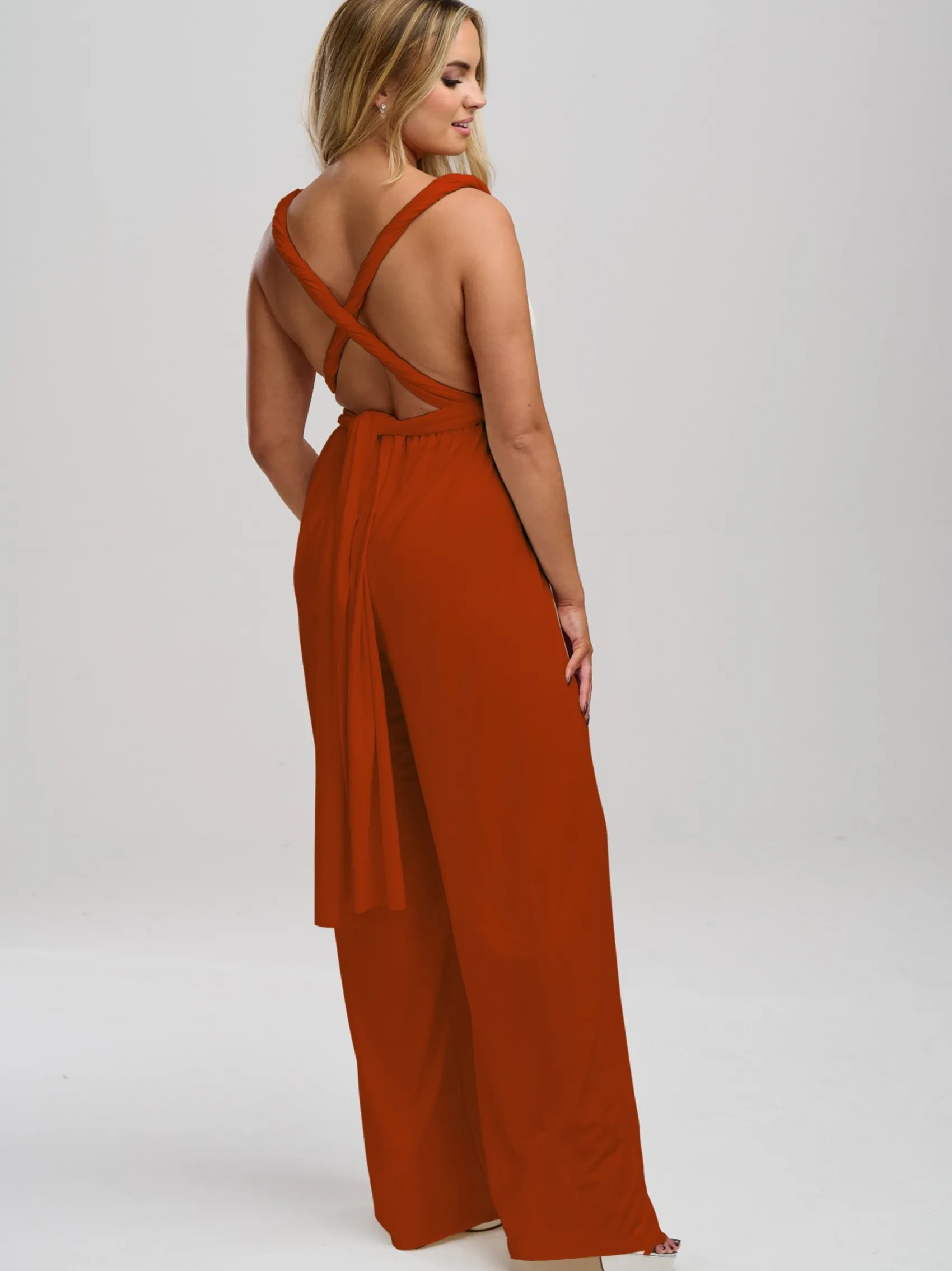Lace & Favour Emily Rose Rust Multiway Brautjungfer Jumpsuit* Multiway-jumpsuits