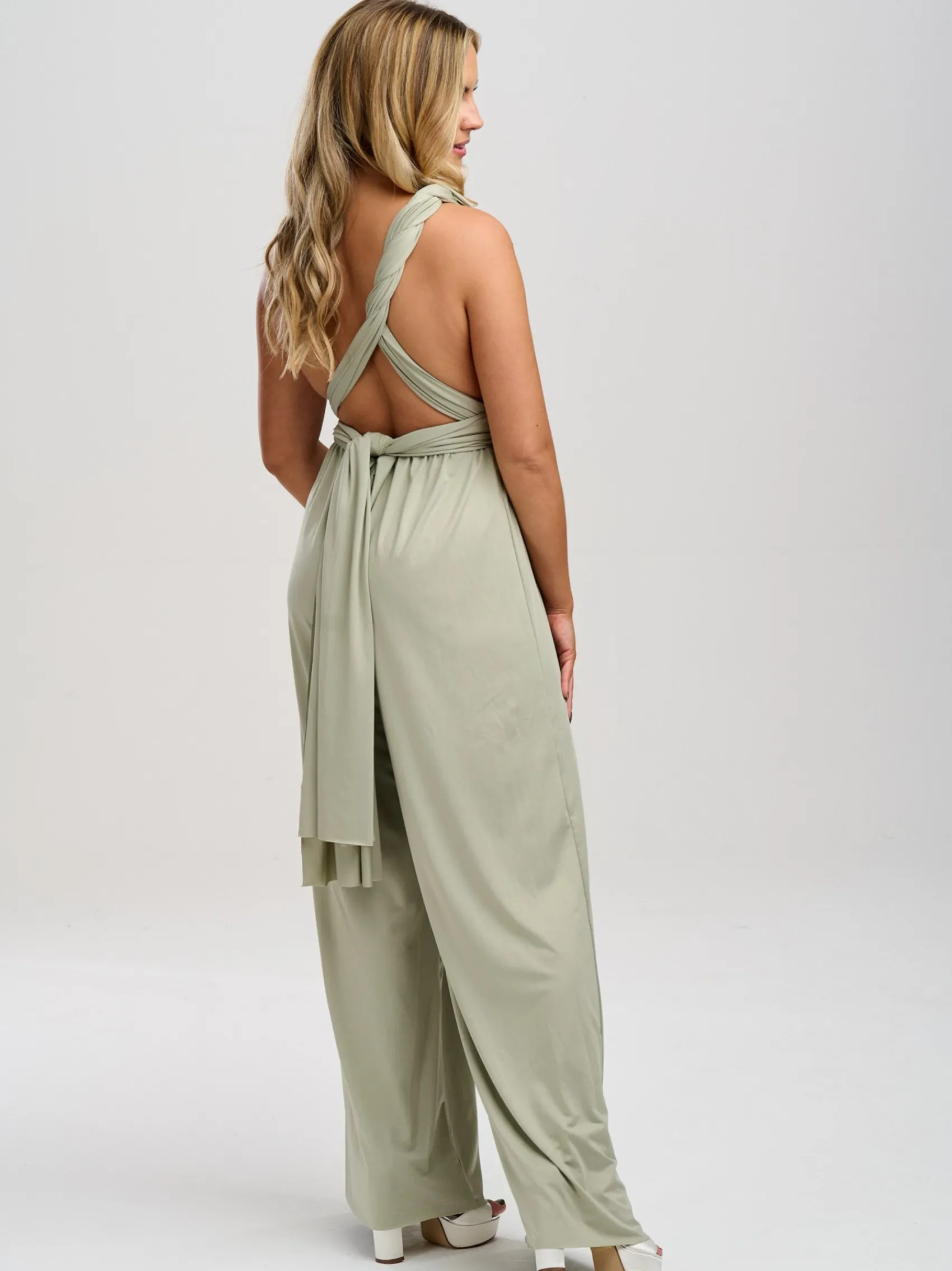 Lace & Favour Emily Rose Salbei Grün Multiway Brautjungfer Jumpsuit* Multiway-jumpsuits
