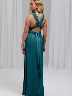 Lace & Favour Emily Rose Teal Mehrweg-Brautjungfernkleid (Einheitsgröße)* Multiway Brautjungfernkleider