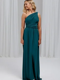 Lace & Favour Emily Rose Teal Mehrweg-Brautjungfernkleid (Einheitsgröße)* Multiway Brautjungfernkleider