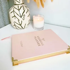 Blush & Gold Erröten und Gold Luxus Hochzeit Planer Buch mit vergoldeten Rändern* Wedding Planner Bücher | Verlobungsgeschenke