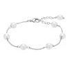 Lace & Favour Evie Silber zierliche Perlenkette Armbänder* Geschenke Für Brautjungfern | Geschenke Für Die Braut