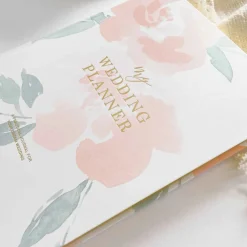 Blush & Gold Floral Luxury Wedding Planner Buch* Wedding Planner Bücher | Verlobungsgeschenke