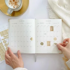 Blush & Gold Floral Luxury Wedding Planner Buch* Wedding Planner Bücher | Verlobungsgeschenke