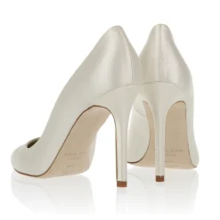 Freya Rose Charlie Elfenbein Satin Schuhe mit spitzer Zehe* Hochzeitsschuhe | Hochhackige Schuhe