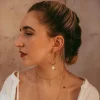 Freya Rose Große goldene Reif-Ohrringe mit Barockperlen* Gold-hochzeitsschmuck | Hochzeitsgast-schmuck