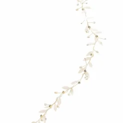 Poirier Gaia Blattgold Braut Boho Stirnband* Gold-haar-accessoires | Brautjungfer Haarschmuck