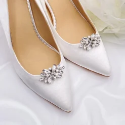 Lace & Favour Gaiety Klassische Perlen- und Kristall-Schuhclips* Geschenke Für Die Braut | Schuhclips