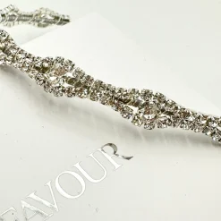 Beads & Beyond Harper Narrow Diamante Wedding Headband* Vintage-kopfbedeckungen | Haarschmuck Aus Kristall