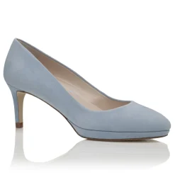 Harriet Wilde Amy Niedriger Absatz Blau Wildleder Plateau Gericht Schuhe* Schuhe Für Hochzeitsgäste | Schuhe Für Die Mutter Der Braut