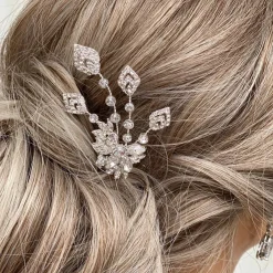 Twilight Designs Hattie Vintage inspirierte Kristall-Haarnadel* Abschlussball Haarspangen & Kämme | Vintage-kopfbedeckungen