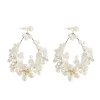 Hermione Harbutt Fleurette Floral Chandelier Ohrringe* Silberner Hochzeitsschmuck | Hochzeits-ohrringe