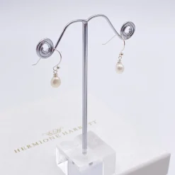 Hermione Harbutt Starlight Silber Perlentropfen-Ohrringe* Geschenke Für Brautjungfern | Geschenke Für Die Braut