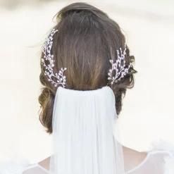 Hermione Harbutt Tautropfen Swarovski Kristall Braut Haarnadeln* Haarschmuck Aus Kristall | Silberne Haar-accessoires