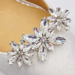 Lace & Favour Horizon Silver Crystal Starburst Schuhclips* Geschenke Für Die Braut | Schuhclips