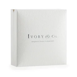 Ivory & Co Sandringham Statement Silber Kristall Cluster Tropfen Ohrringe* Silberner Abschlussball-schmuck | Abschlussball-ohrringe