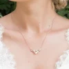 Ivory & Co Ivory and Co Aphrodite Kristall und Perle Hochzeitskette (Rose Gold)* Geschenke Für Brautjungfern | Geschenke Für Die Braut