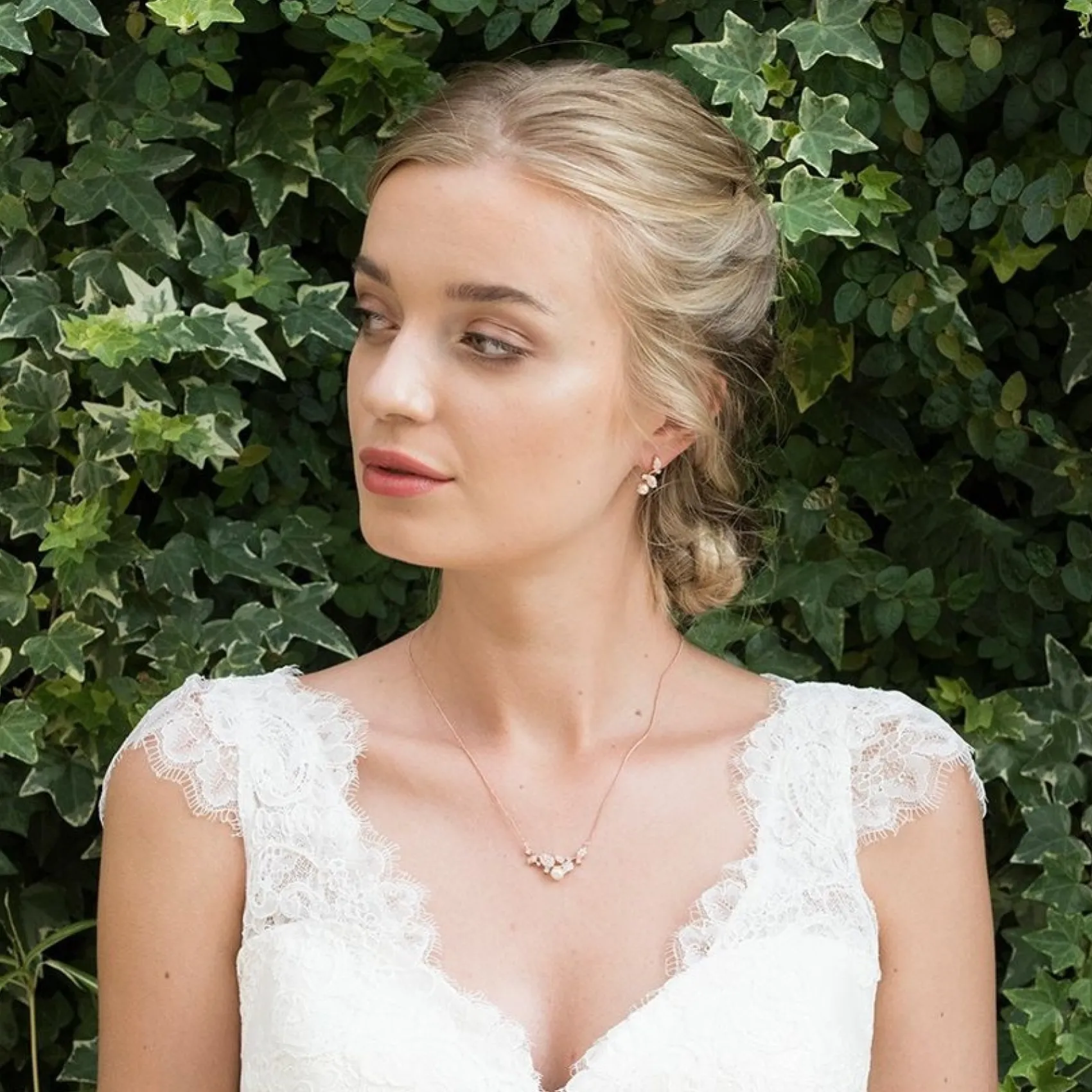 Ivory & Co Ivory and Co Aphrodite Rose Gold Brautschmuck Set* Geschenke Für Die Braut | Perlen-hochzeitsschmuck