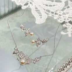 Ivory & Co Ivory and Co Aphrodite Silber Brautschmuck Set* Geschenke Für Die Mutter Des Bräutigams | Geschenke Für Die Mutter Der Braut