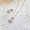 Ivory & Co Ivory and Co Balmoral Rose Gold Hochzeitsschmuck Set* Geschenke Für Brautjungfern | Geschenke Für Die Braut