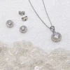 Ivory & Co Ivory and Co Balmoral Silber Hochzeitsschmuck Set* Silberner Abschlussball-schmuck | Abschlussball-schmuck-sets