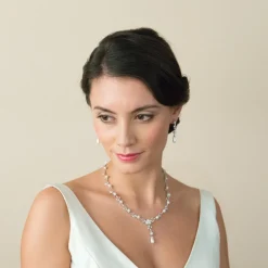 Ivory & Co Ivory and Co Belgravia Perle und Kristall Tropfen Hochzeit Ohrringe* Geschenke Für Die Braut | Vintage Hochzeitsschmuck