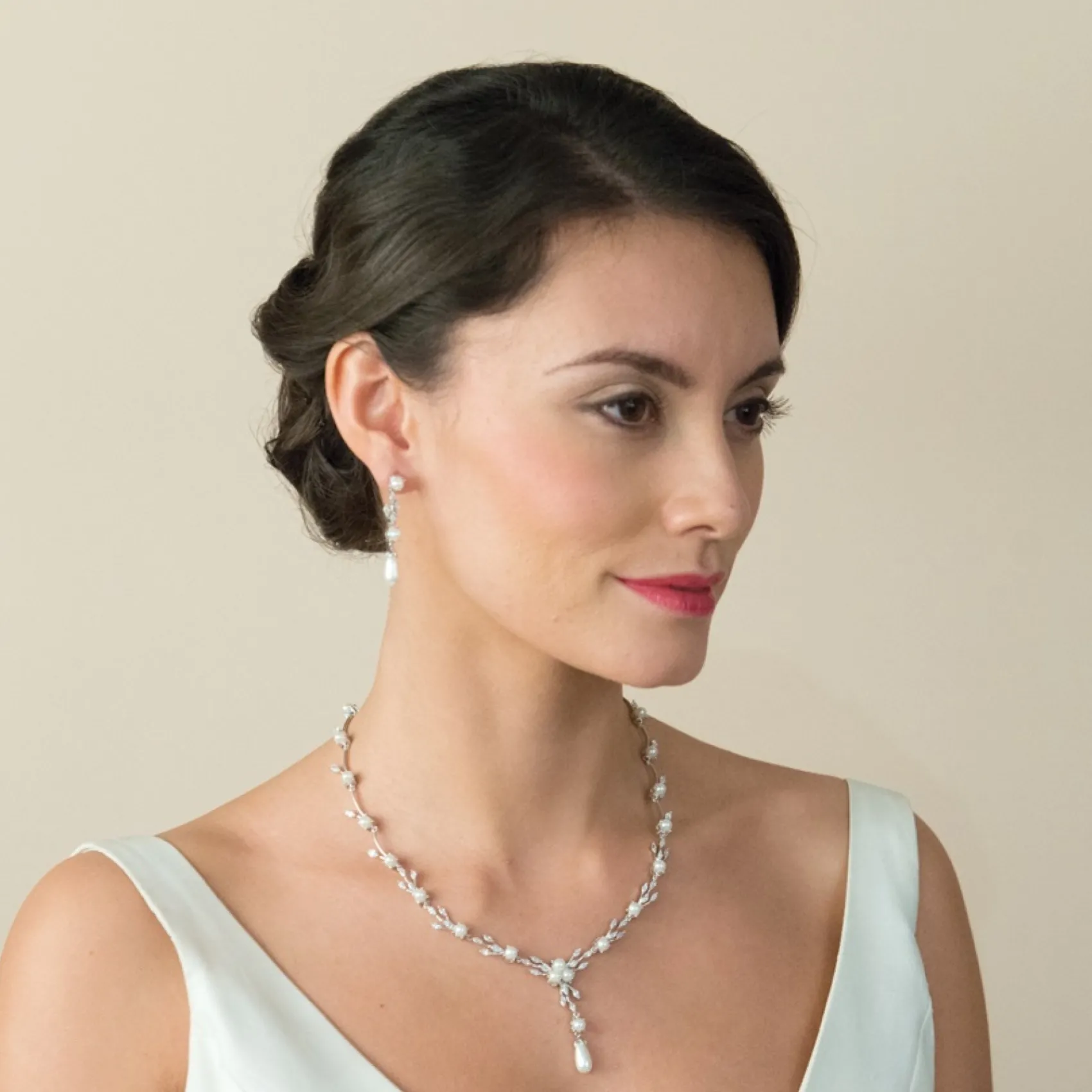 Ivory & Co Ivory and Co Belgravia Perle und Kristall Tropfen Hochzeit Ohrringe* Geschenke Für Die Braut | Vintage Hochzeitsschmuck