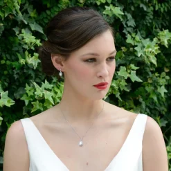 Ivory & Co Ivory and Co Belmont Kristall Tropfen Hochzeit Ohrringe* Silberner Abschlussball-schmuck | Abschlussball-ohrringe