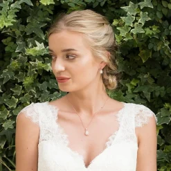 Ivory & Co Ivory and Co Belmont Kristall-Tropfen-Ohrringe (Rose Gold)* Geschenke Für Brautjungfern | Kristall-hochzeitsschmuck