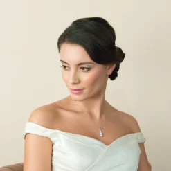 Ivory & Co Ivory and Co Berkley Kristall-Anhänger-Halskette* Geschenke Für Brautjungfern | Kristall-hochzeitsschmuck