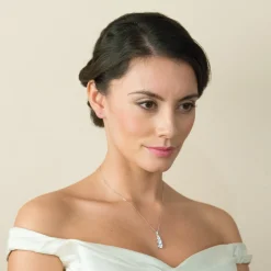 Ivory & Co Ivory and Co Berkley Kristall-Anhänger-Halskette* Geschenke Für Brautjungfern | Kristall-hochzeitsschmuck