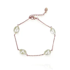 Ivory & Co Ivory and Co Bermuda Rose Gold Barock Perle zierliche Kette Armbänder* Geschenke Für Die Mutter Des Bräutigams | Geschenke Für Die Mutter Der Braut