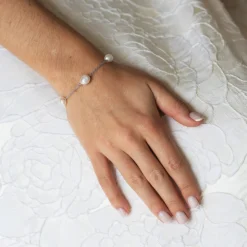 Ivory & Co Ivory and Co Bermuda Silber Barock Perle Zierliche Kette Armband* Geschenke Für Die Mutter Des Bräutigams | Geschenke Für Die Mutter Der Braut
