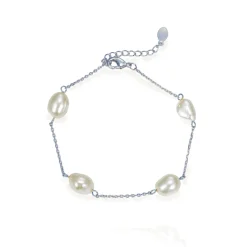 Ivory & Co Ivory and Co Bermuda Silber Barock Perle Zierliche Kette Armband* Geschenke Für Die Mutter Des Bräutigams | Geschenke Für Die Mutter Der Braut