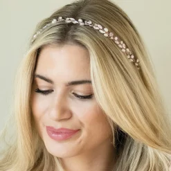 Ivory & Co Ivory and Co Bohemia Rose Gold Zarte Perle und Kristall Haarstrang* Geschenke Für Brautjungfern | Geschenke Für Die Braut